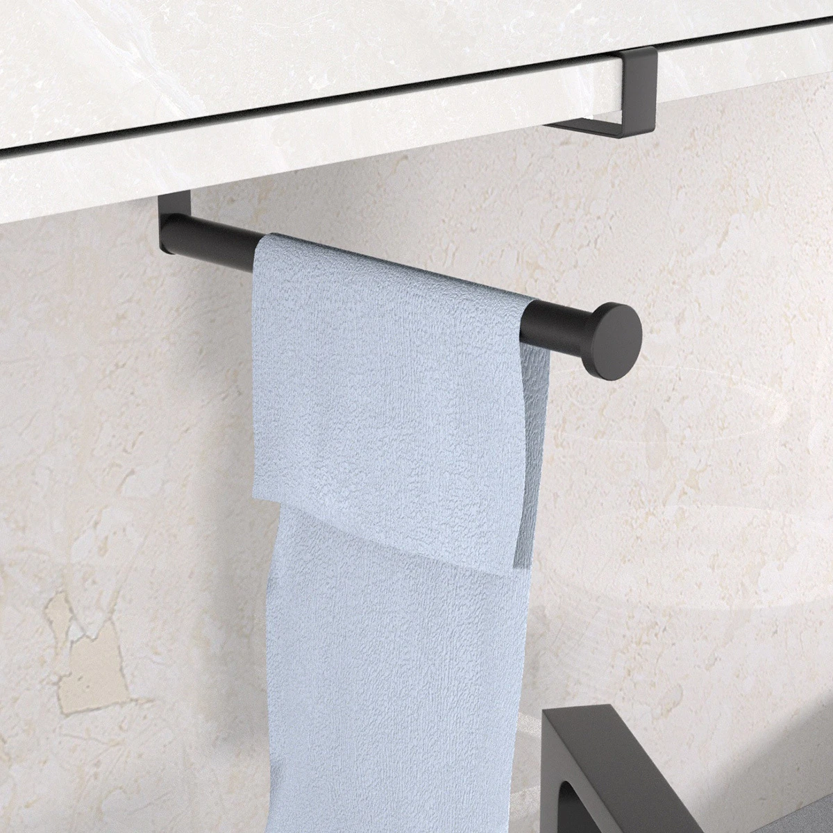Under-Cabinet Kitchen Paper Towel & Wrap Holder - View 4