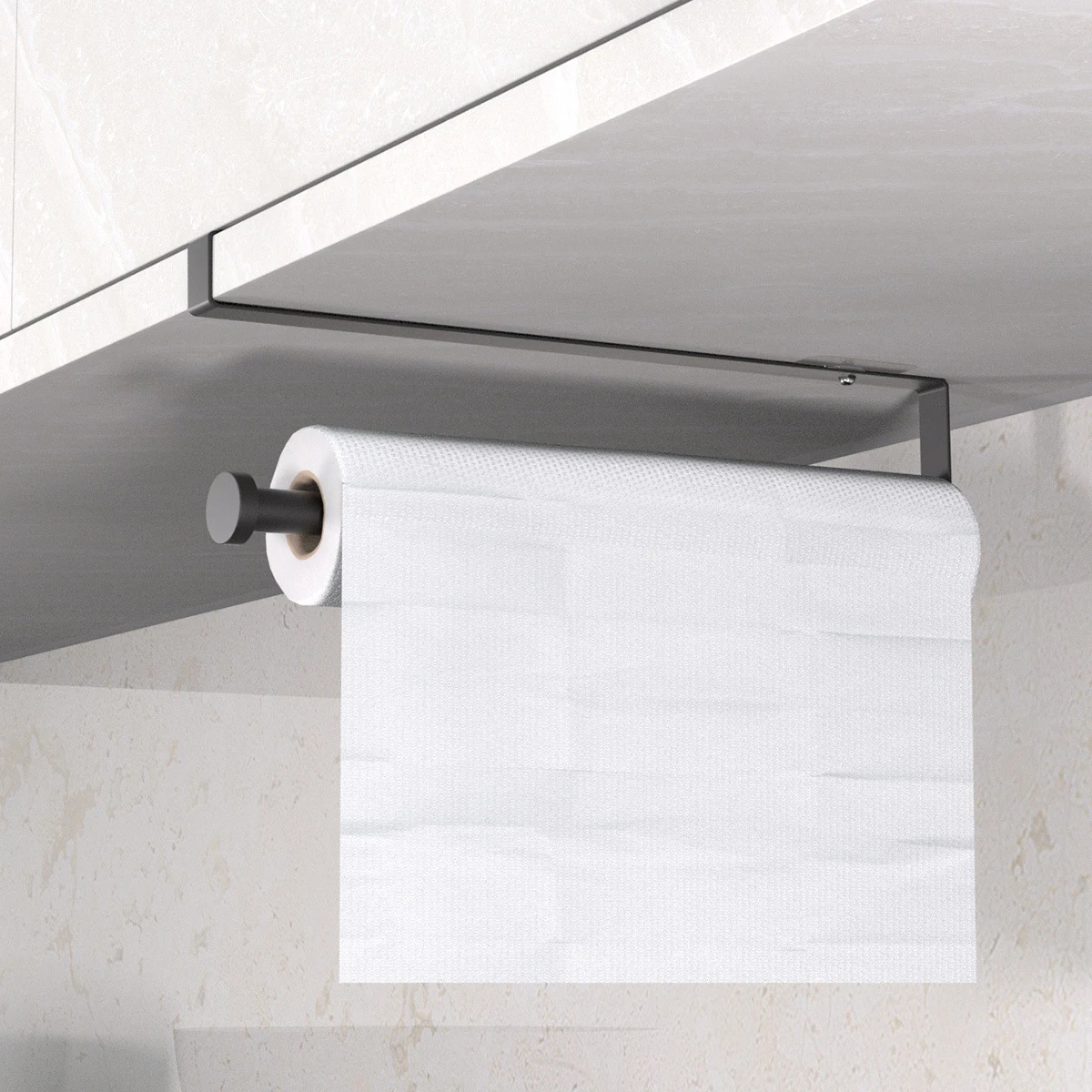 Under-Cabinet Kitchen Paper Towel & Wrap Holder - View 3
