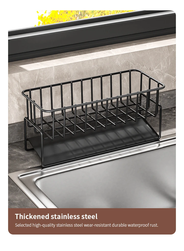 Countertop Sink Sponge & Dish Soap Caddy Organizer detail 11