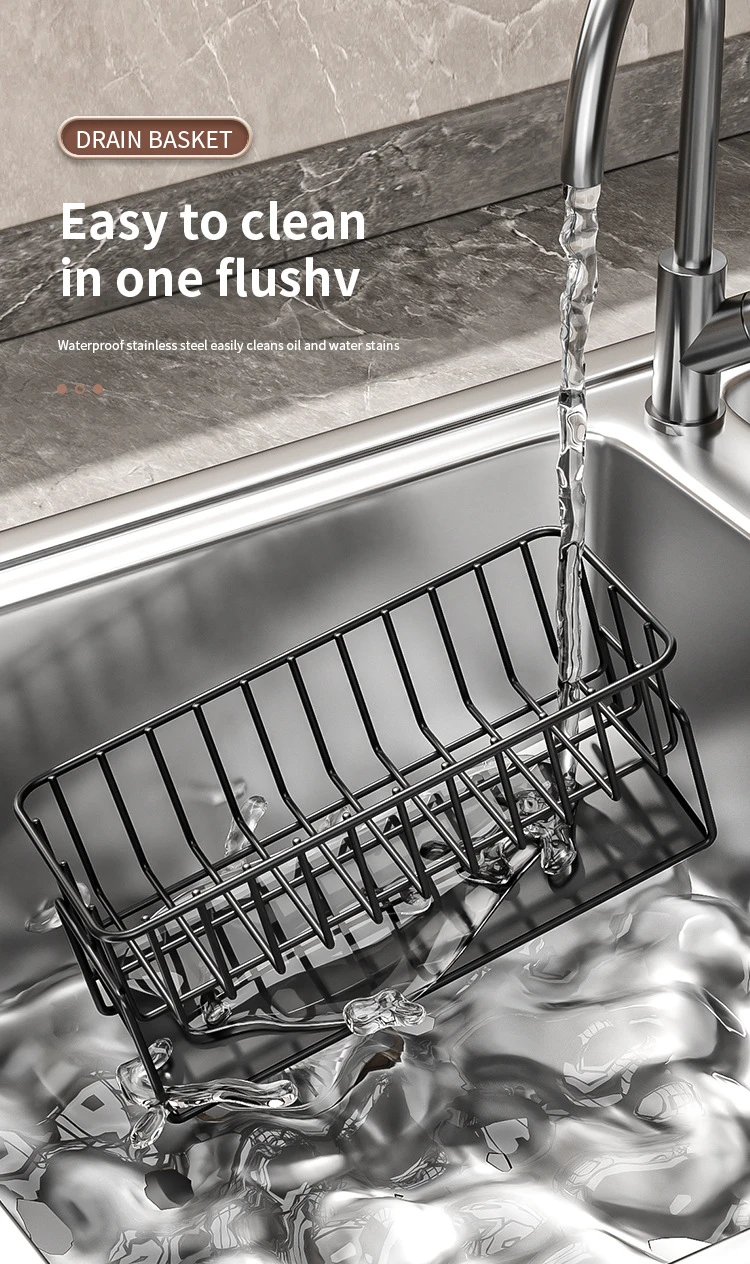 Countertop Sink Sponge & Dish Soap Caddy Organizer detail 7