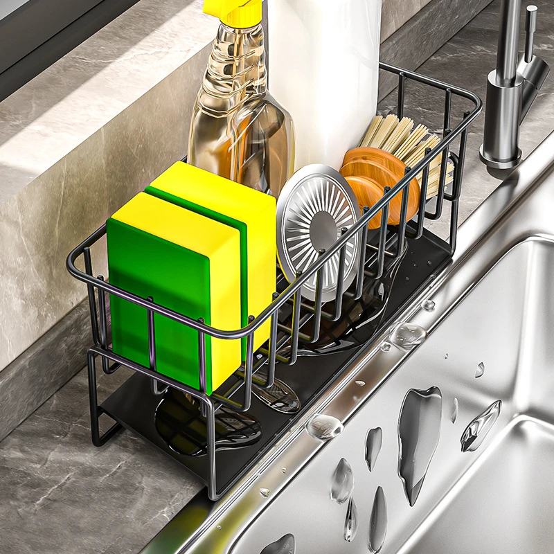 Countertop Sink Sponge & Dish Soap Caddy Organizer - View 4