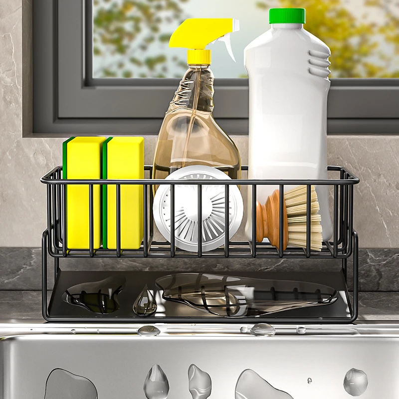 Countertop Sink Sponge & Dish Soap Caddy Organizer - View 2