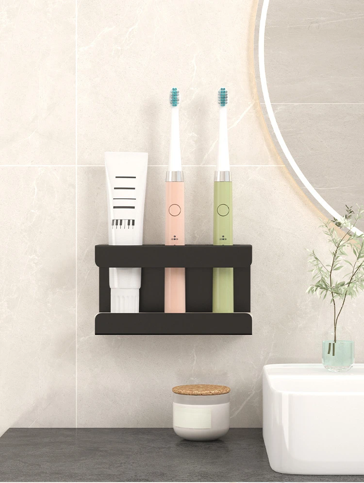 Wall-Mounted Toothbrush & Toothpaste Holder Caddy detail 17
