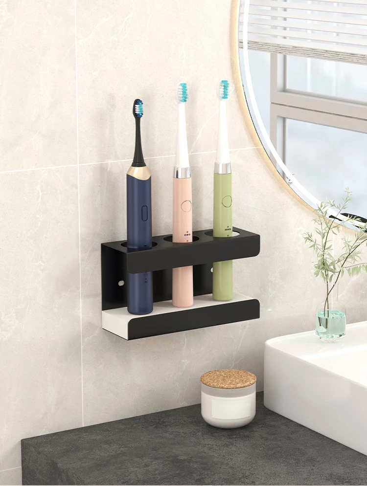 Wall-Mounted Toothbrush & Toothpaste Holder Caddy detail 18