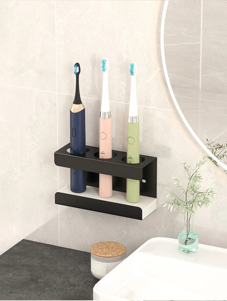 Wall-Mounted Toothbrush & Toothpaste Holder Caddy detail 16