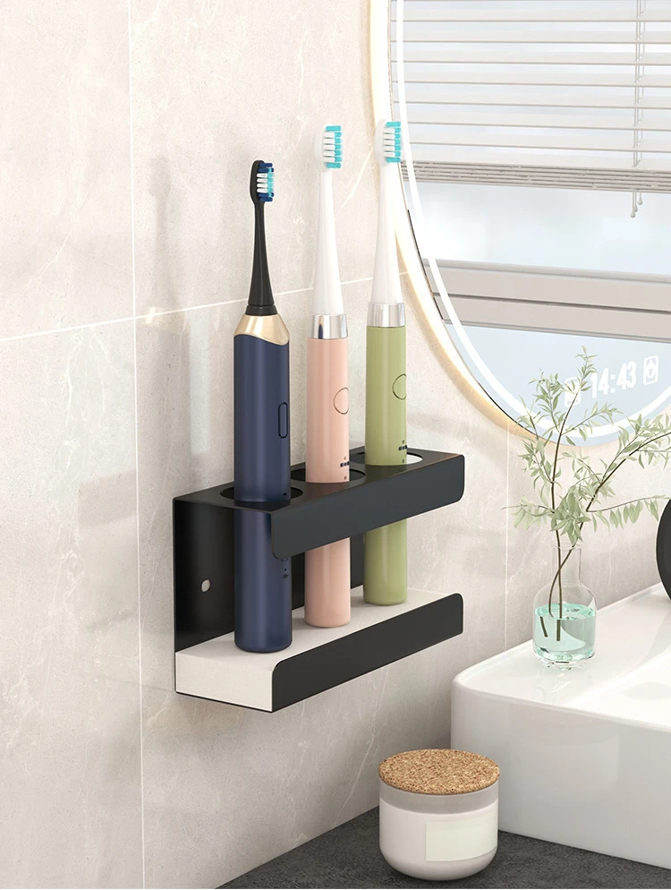 Wall-Mounted Toothbrush & Toothpaste Holder Caddy detail 19