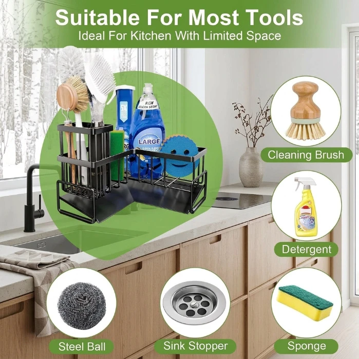 Multi-Purpose Sink & Countertop Drainer Basket - View 2