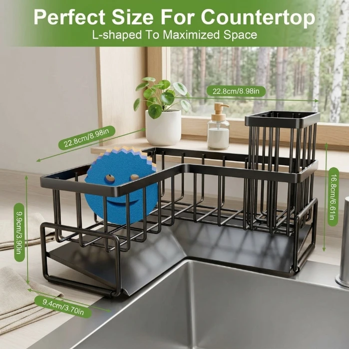 Multi-Purpose Sink & Countertop Drainer Basket - View 3