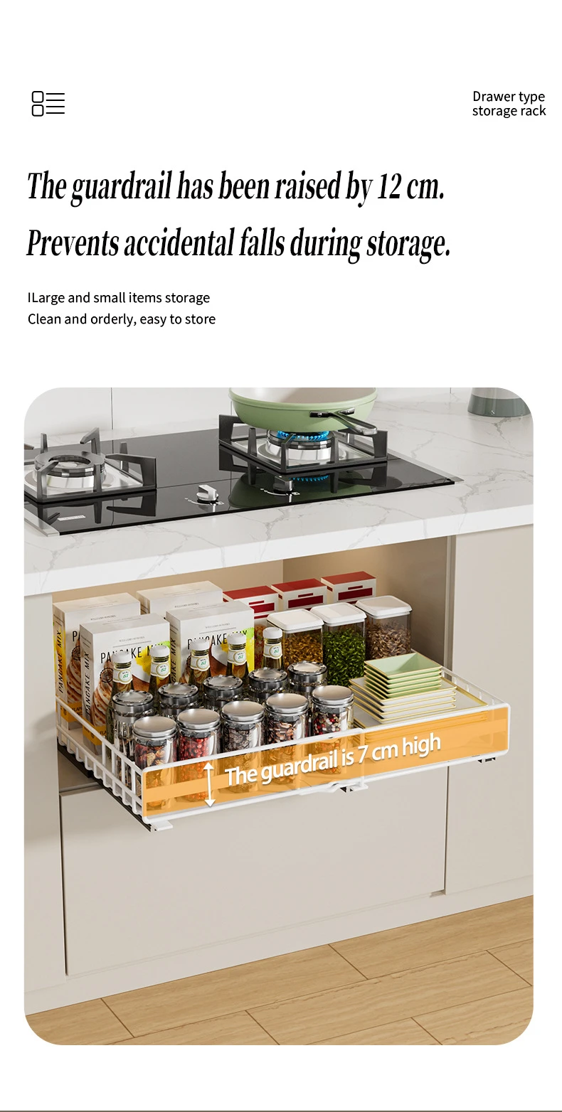 2-Tier Under Sink Pull-Out Storage Organizer detail 7