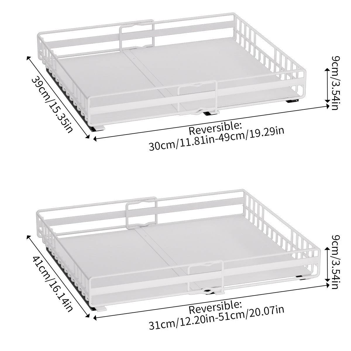 2-Tier Under Sink Pull-Out Storage Organizer - View 6