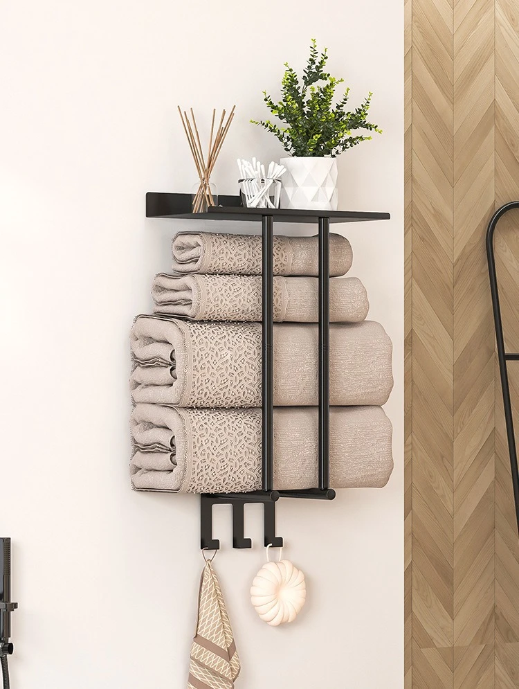 Multi-Layer 90° Folding Bathroom Towel Rack detail 15