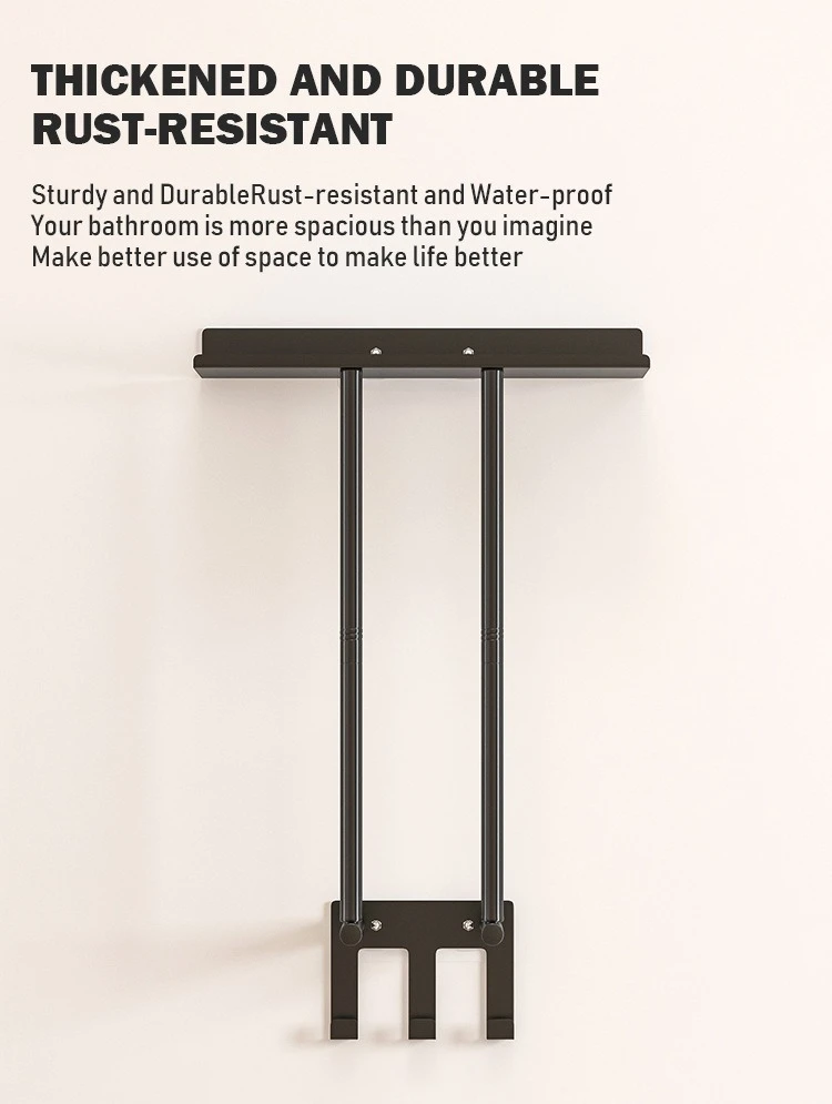 Multi-Layer 90° Folding Bathroom Towel Rack detail 7