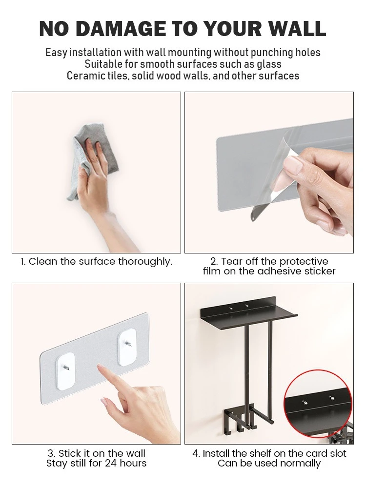 Multi-Layer 90° Folding Bathroom Towel Rack detail 6