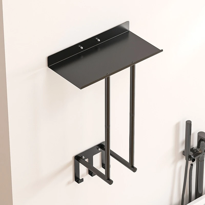 Multi-Layer 90° Folding Bathroom Towel Rack - View 3