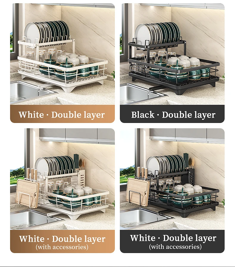 Enclosed Kitchen Dish Cabinet Drying Rack detail 5
