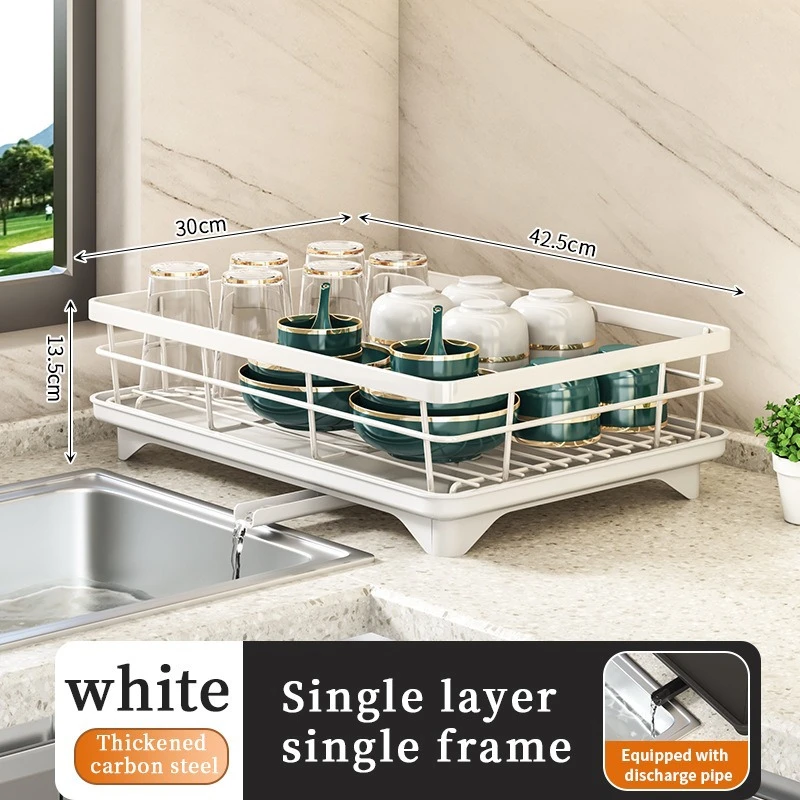 Enclosed Kitchen Dish Cabinet Drying Rack - View 7