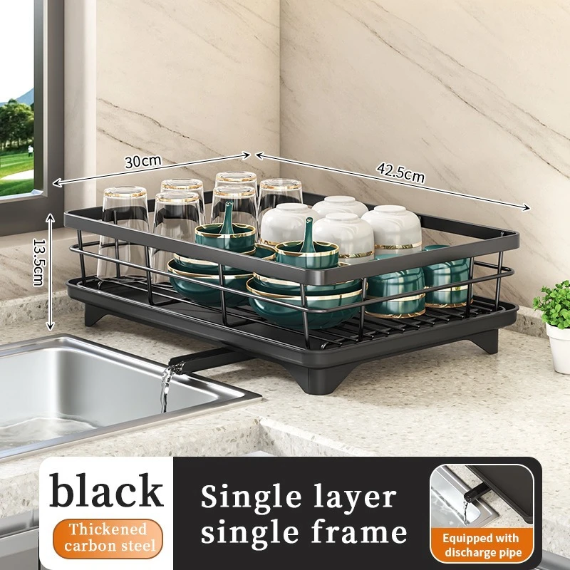Enclosed Kitchen Dish Cabinet Drying Rack - View 6