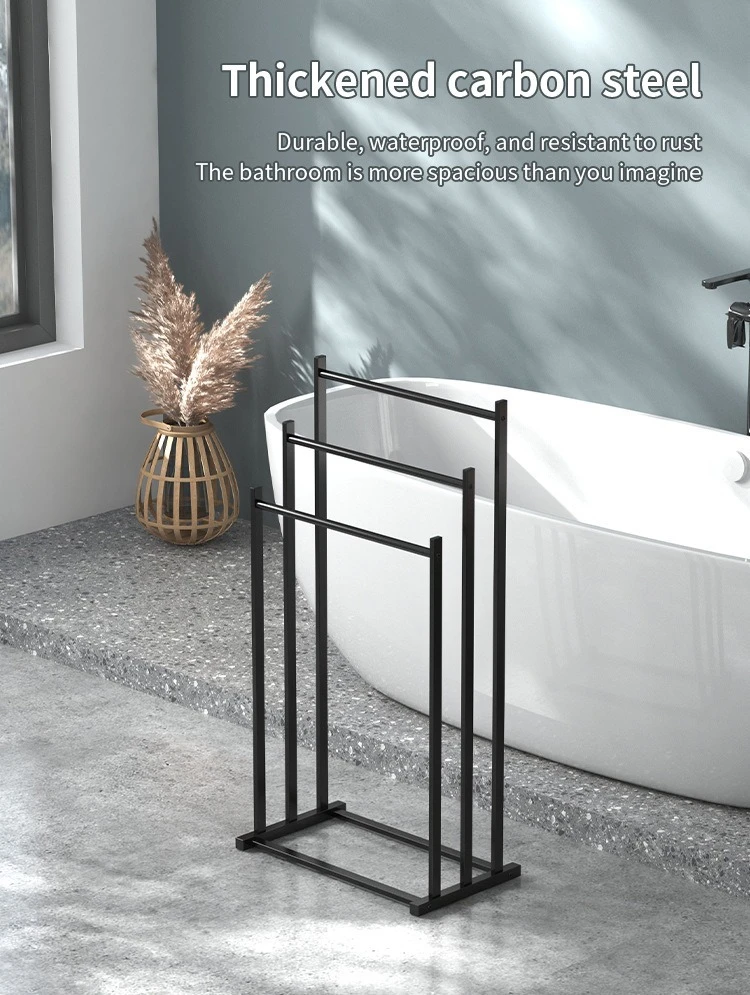 3-Tier Wall-Mounted Bath Towel & Toiletries Shelf detail 7