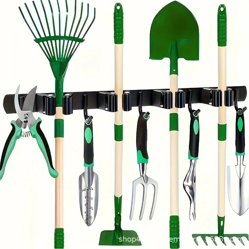 Wall-Mounted Stainless Steel Mop & Broom Clamp Holder detail 8