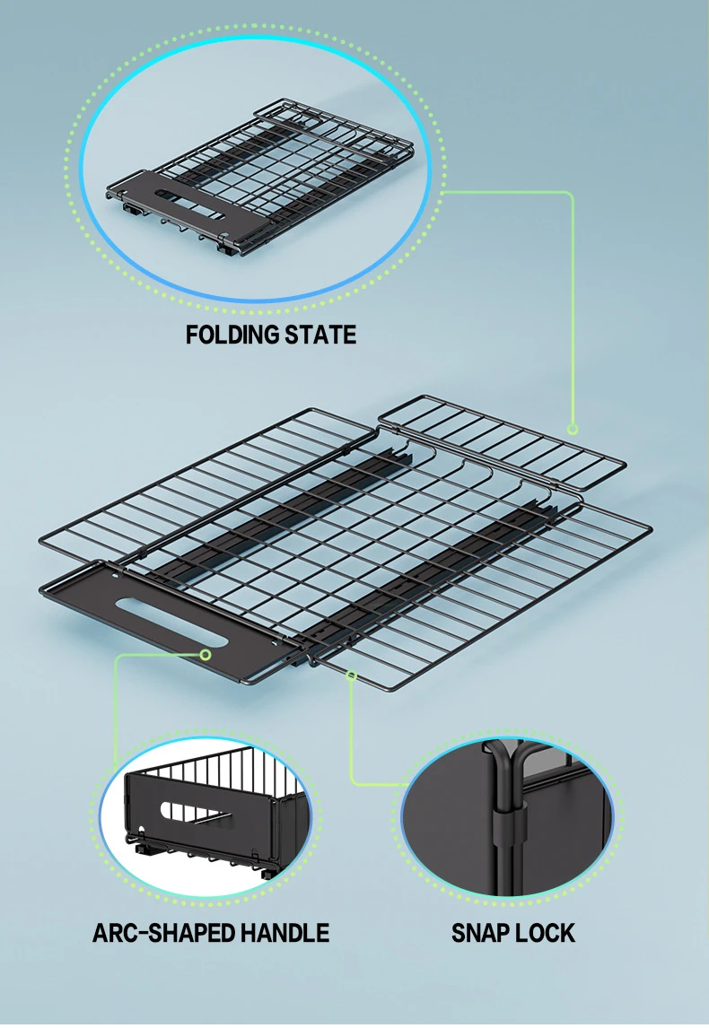 Pull-Out Sliding Cabinet Drawer Basket detail 11