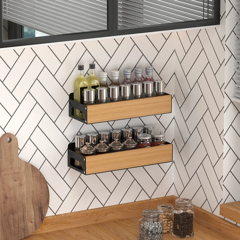 Magnetic Refrigerator Spice Jar Rack Holder - View 3