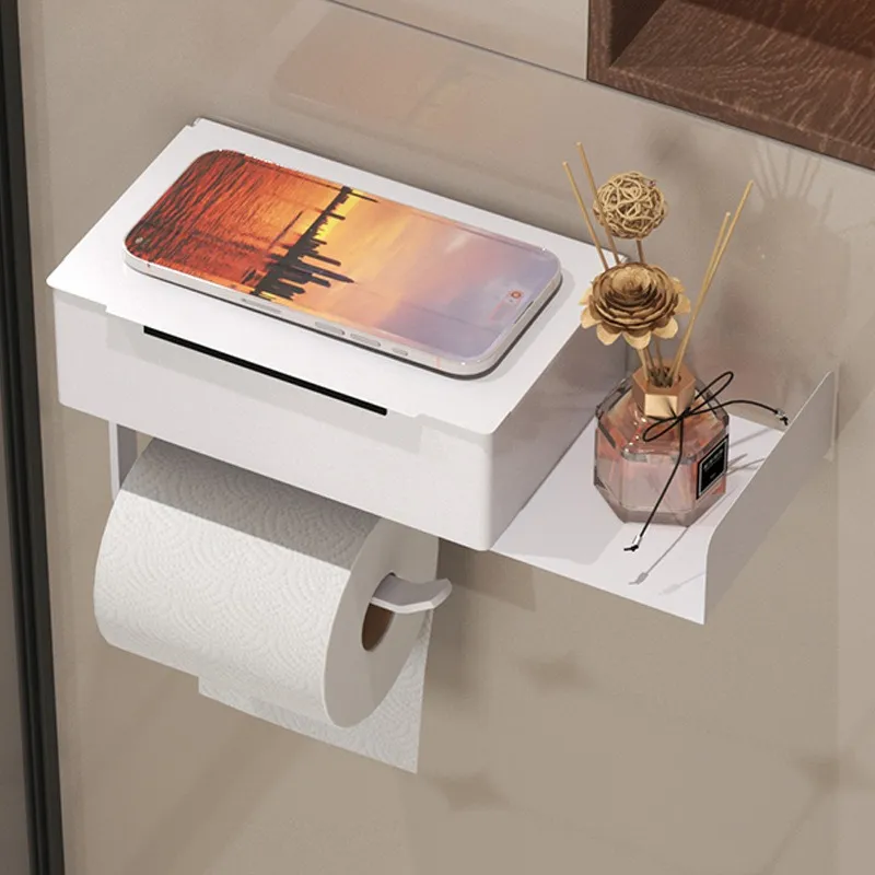 Toilet Tissue Box & Phone Shelf Holder reference image