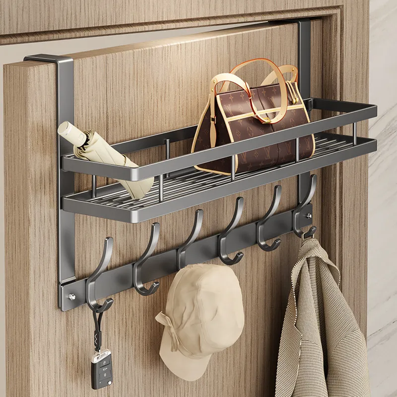 Over-Door Multi-Hook Hanger Rack