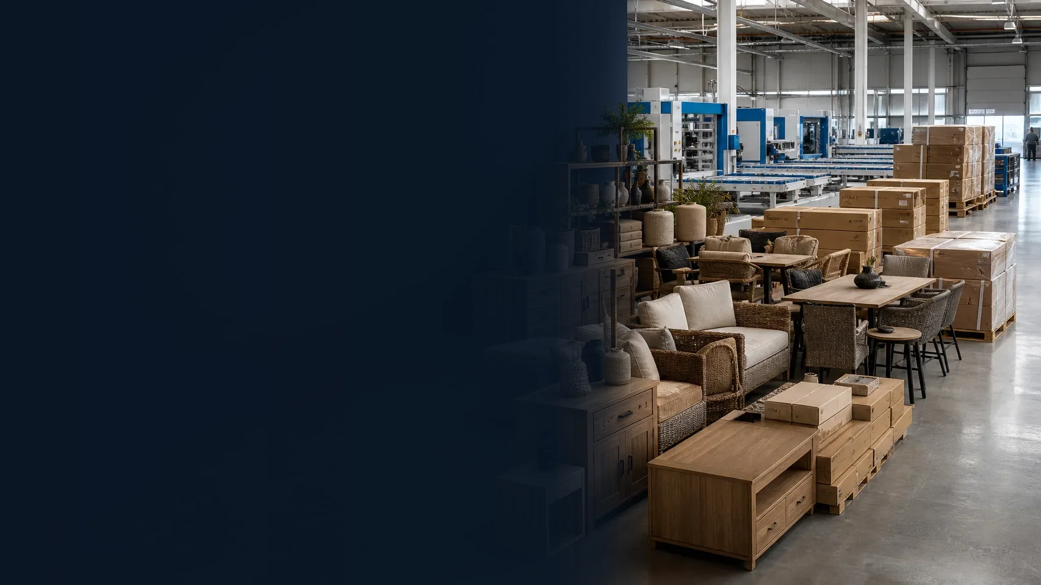 Surtido de muebles al por mayor preparado para el suministro de repetición