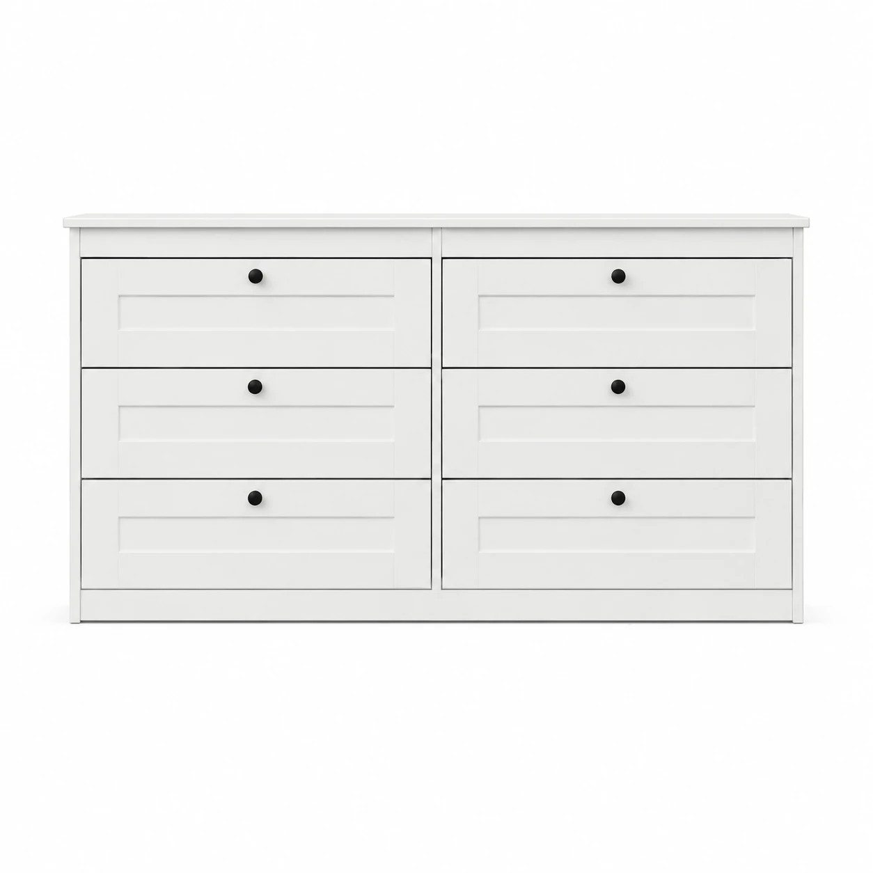 Gabinete blanco E5002 del Seis-cajón