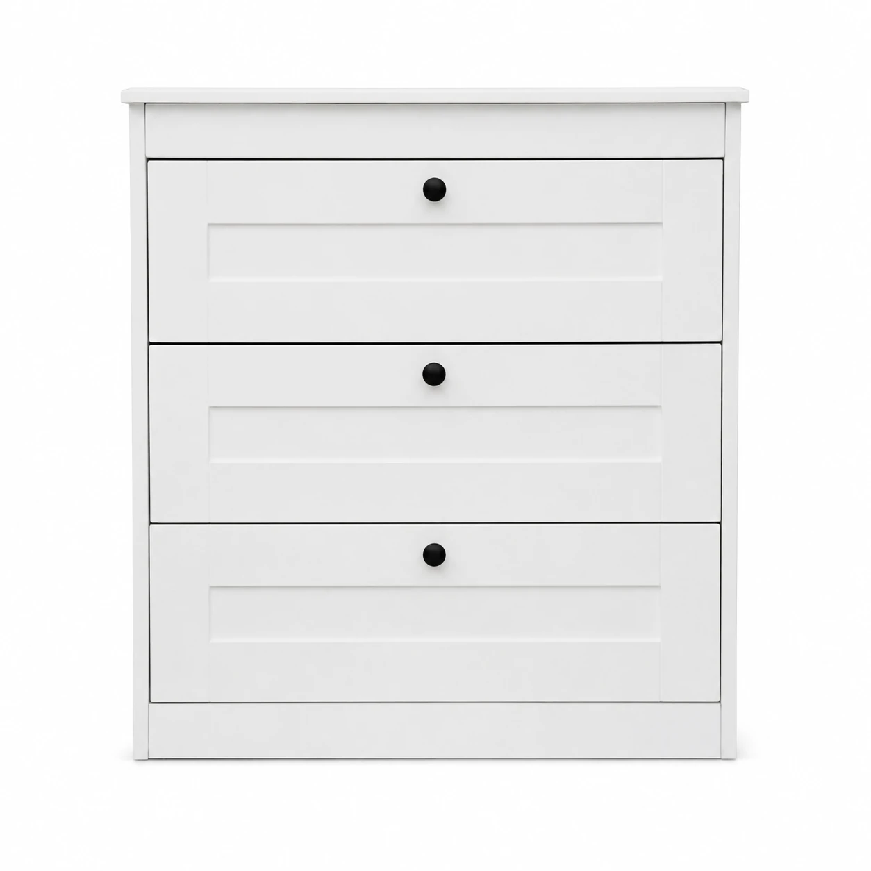 Minimalist ische weiße 3-Schubladen Aufbewahrung Kommode E5006