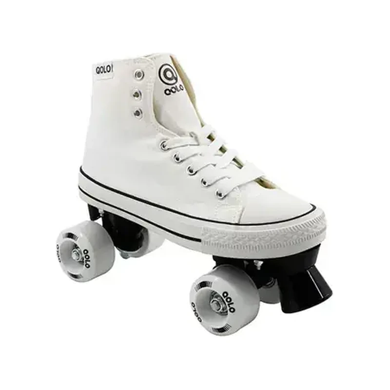 GW-001 Canvas High-Top Quad Roller Skates View 2