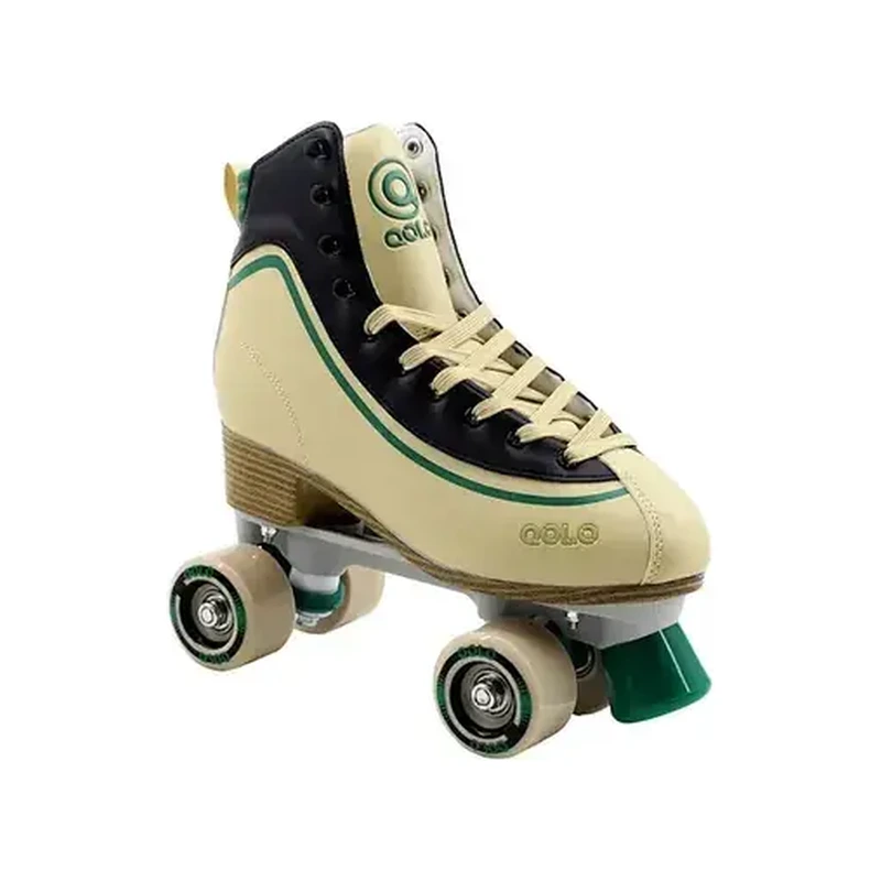 GW-8000 Vintage Retro Leather Quad Roller Skates View 6