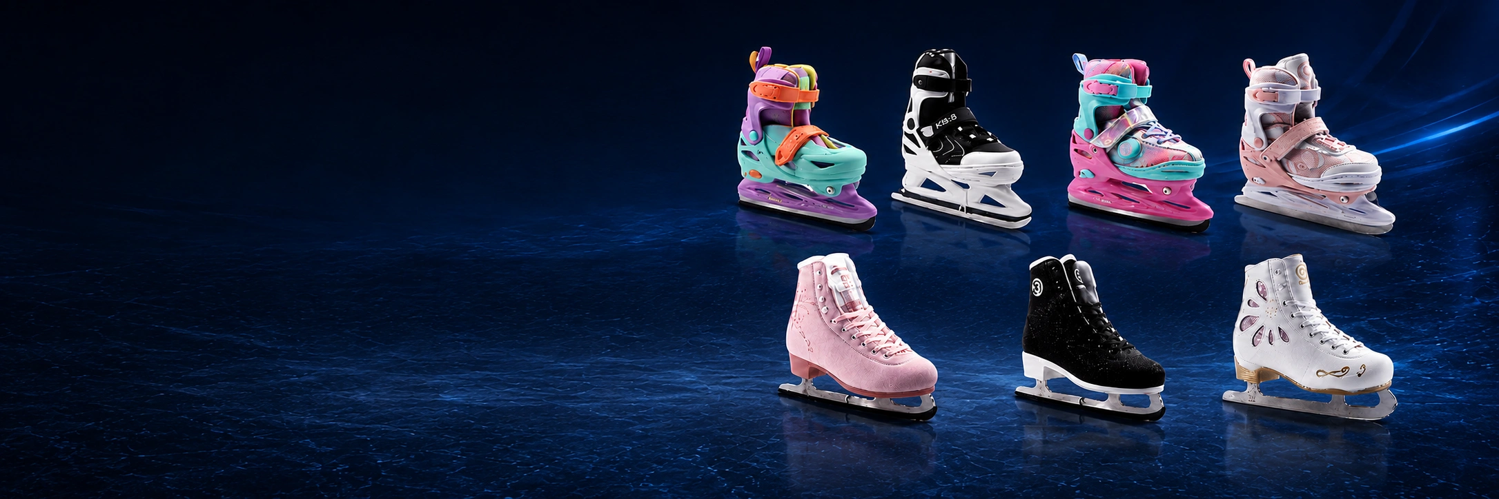 Qolo Ice Skate Models Showcase Banner
