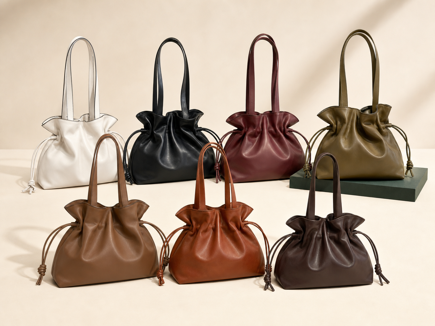 Ruched Tote Collection by Bloomery