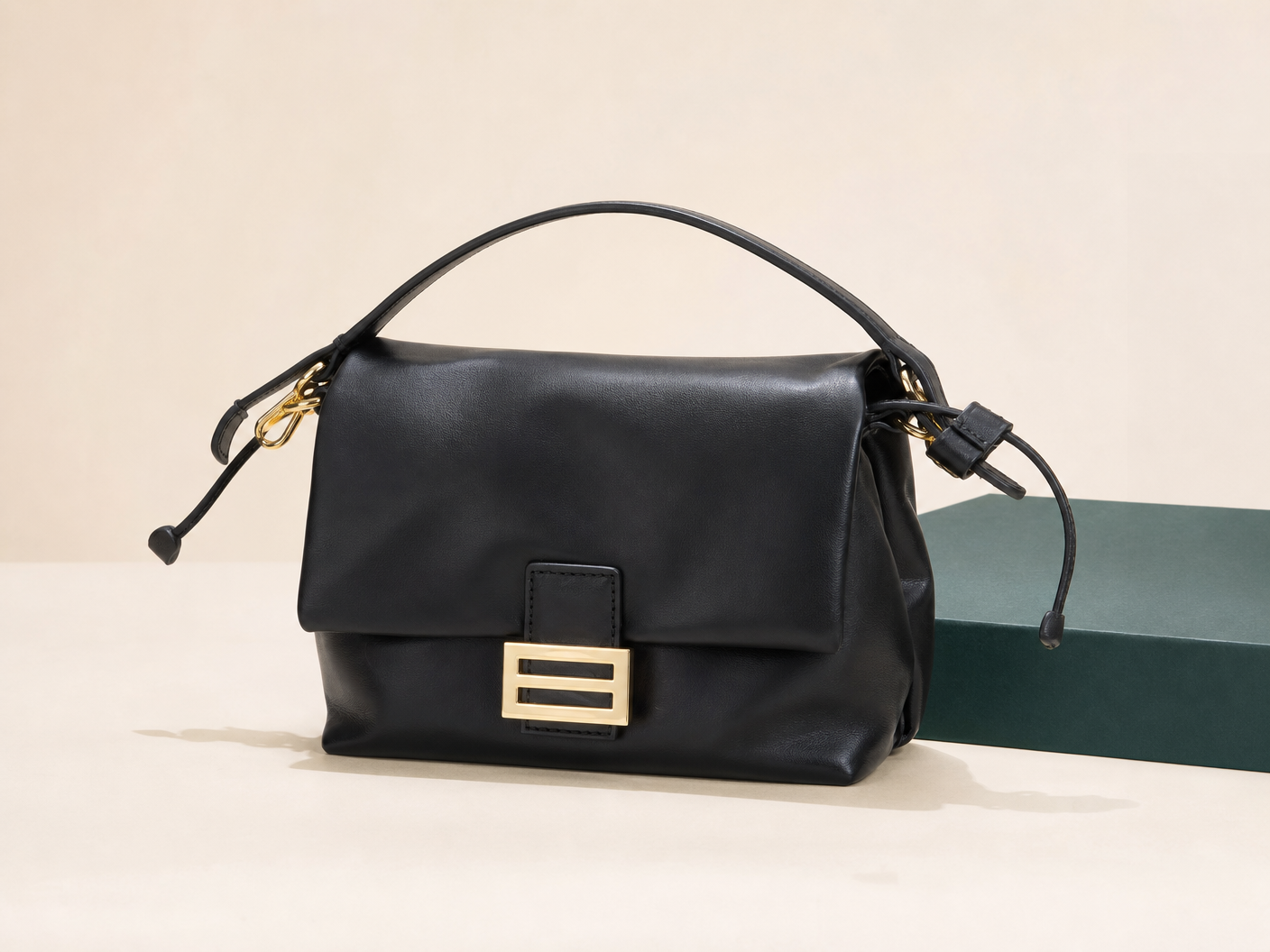 BLOOM-403 Noir Box Shoulder Bag main catalog image