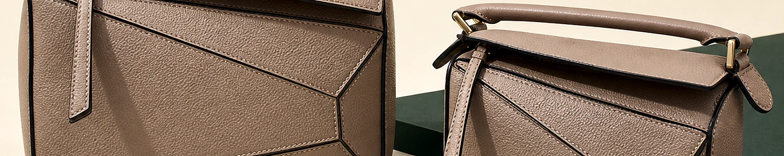 BLOOM-401 close-up showing geometric panels grain and handle hardware