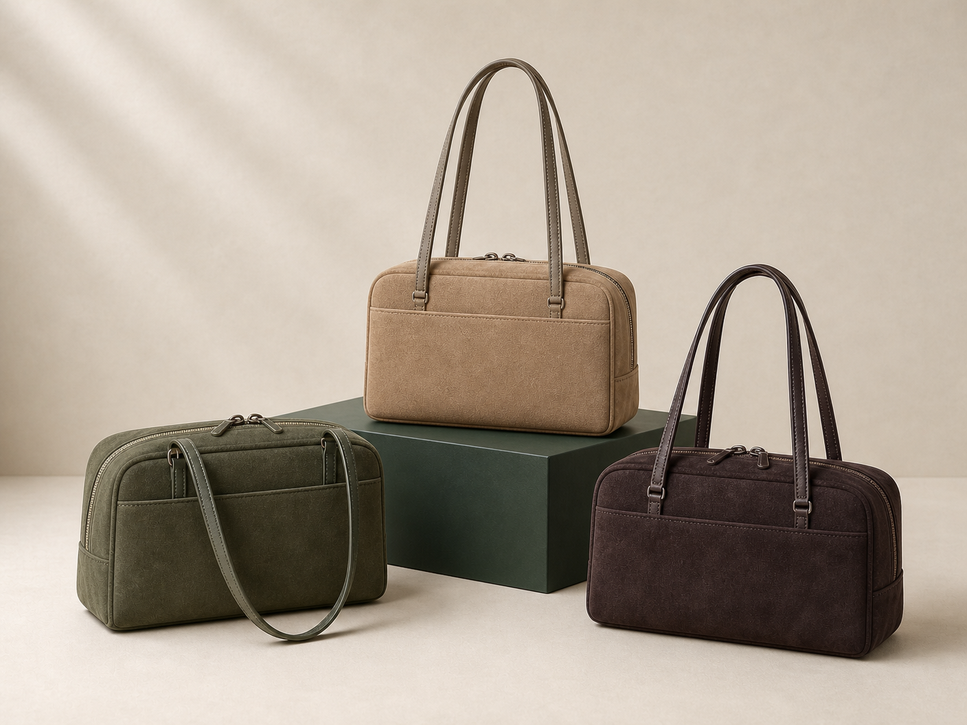 BLOOM-204 Minimal Shopper Tote rear construction view