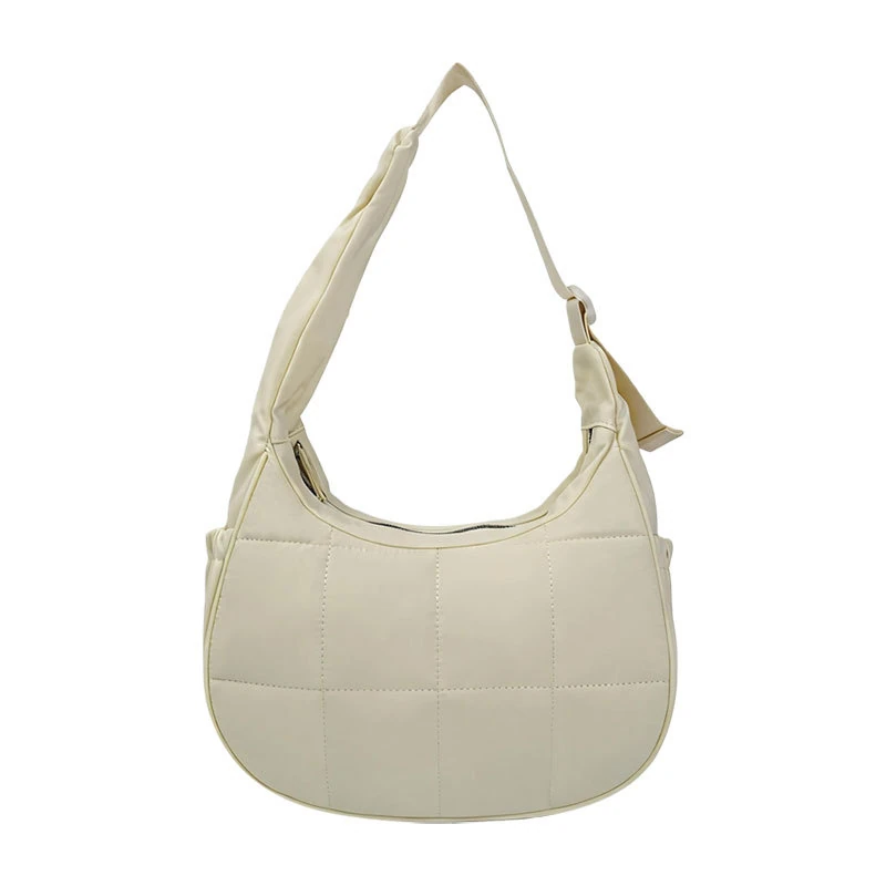 BLOOM-505 soft hobo shoulder bag variant in a light color